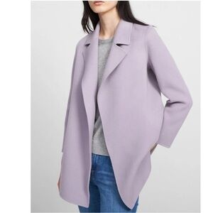 Theory Jacket Clairene New Divide Luxe in Lavender Lilac Purple